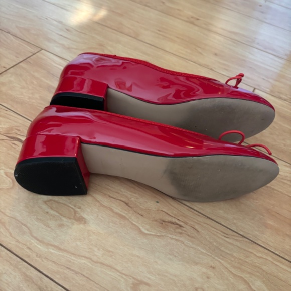 Red ballet pumps size 7 - Picture 5 of 5